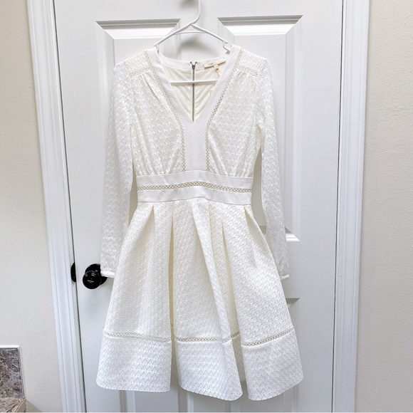 Maje White Lace Dress - Picture 1 of 8
